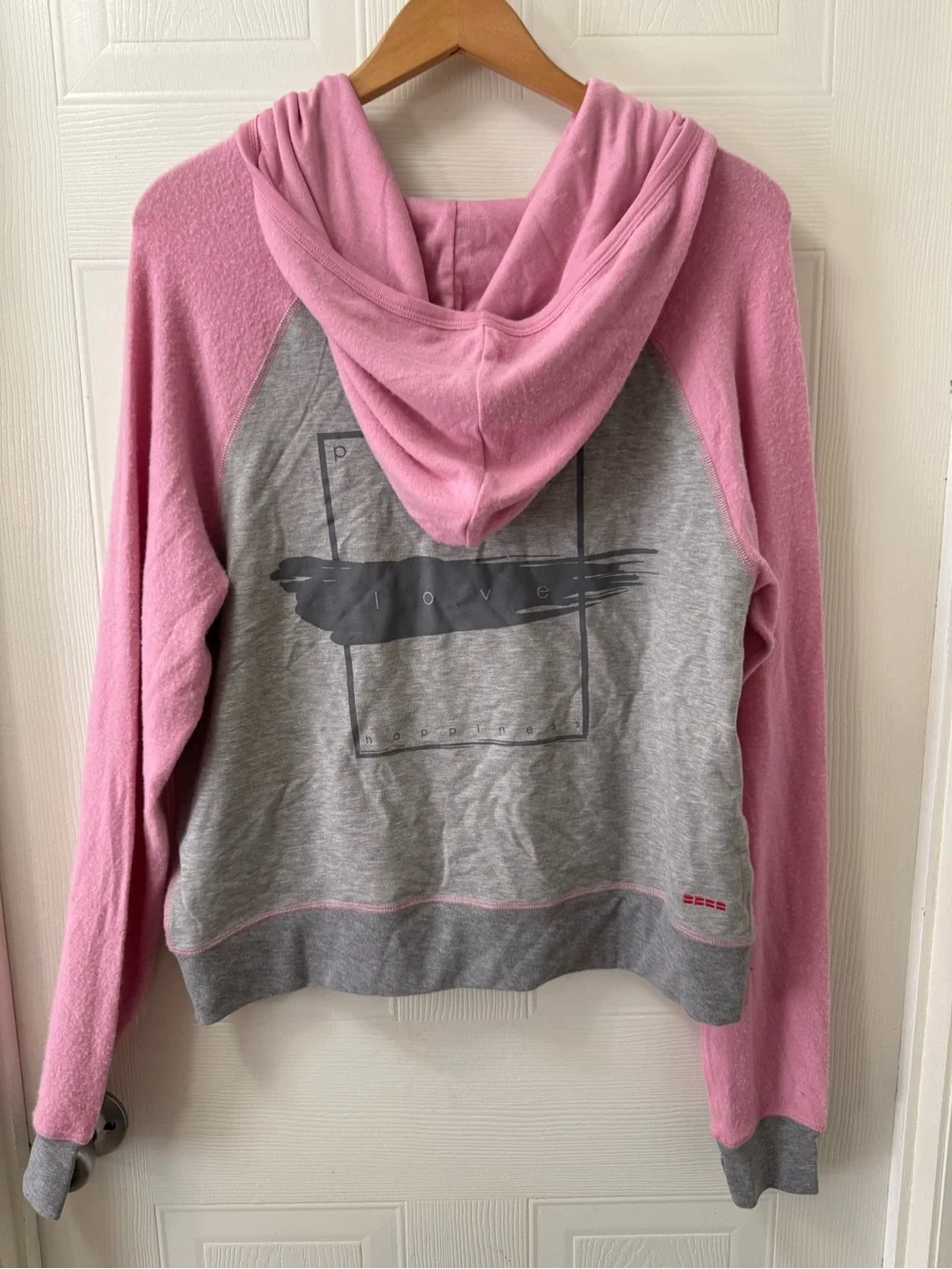Kids Pink Zip Sweatshirt